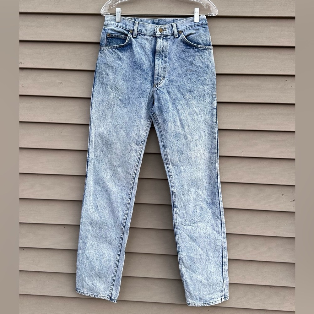 Vintage Lee acid wash jeans 31x34